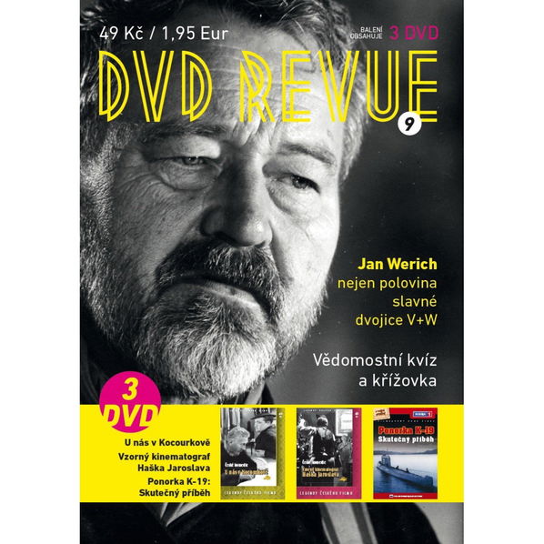 DVD Revue 9 (U nás v Kocourkově, Vzorný kinematograf Haška Jaroslava, Ponorka K-19: Skutečný příběh)-8595052211075