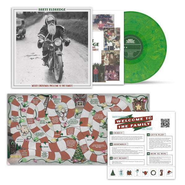 Eldredge Brett: Merry Christmas (Welcome To The Family, Coloured Evergreen Vinyl)-850053211799