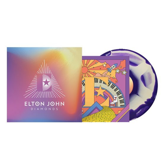 Elton John: Diamonds (Coloured Creamy White and Purple Vinyl, Re-Issue)-602455650535