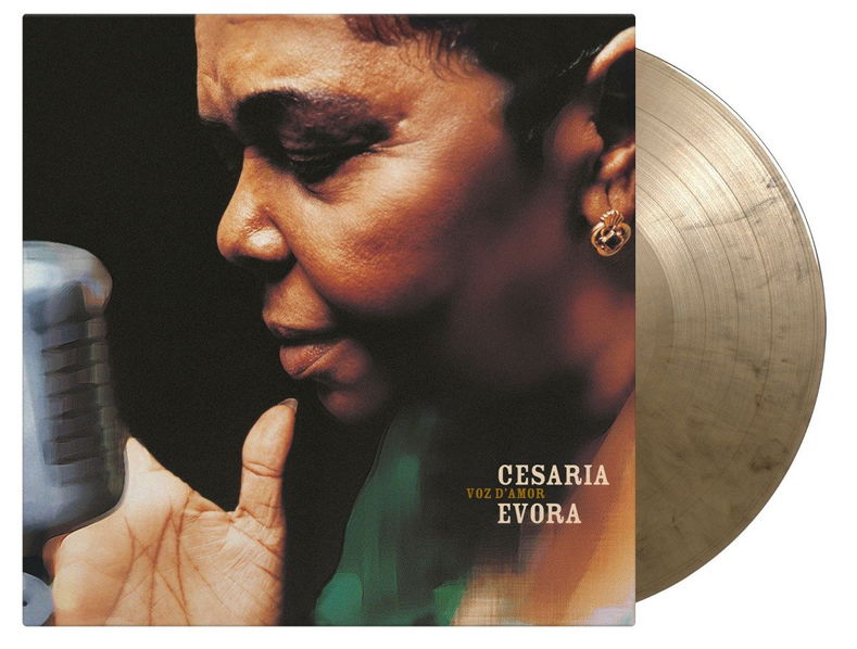 Evora Cesaria: Voz D'Amor (Anniversary Coloured Gold and Black Marbled Vinyl Edition)-8719262027435