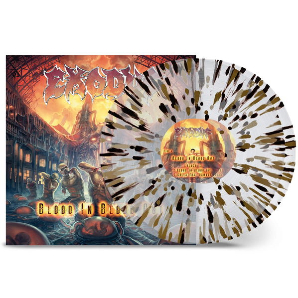 Exodus: Blood In Blood Out (10th Anniversary Coloured Clear & Gold Black Splatter Vinyl)-727361341138