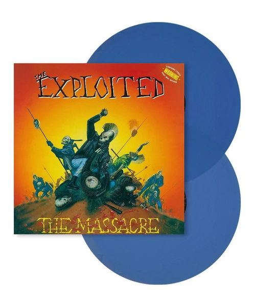 Exploited: Massacre (Coloured Transparent Blue Vinyl)-727361326975