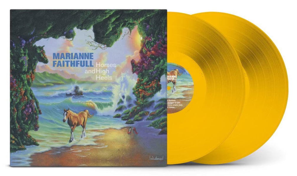 Faithfull Marianne: Horses & High Heels (Limited Coloured Yellow Vinyl Edition)-3700187678630