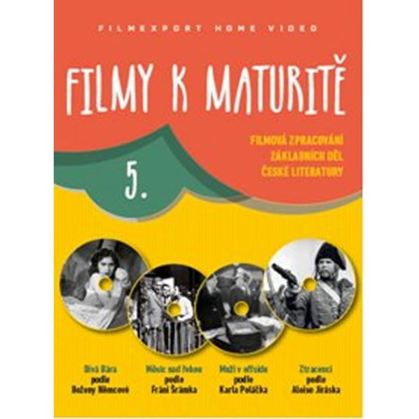 Filmy k maturitě 5 (Divá Bára, Měsíc nad řekou, Muži v offsidu, Ztracenci)-8595052209461