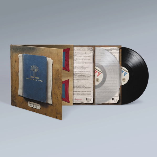 Frightened Rabbit: Pedestrian Verse (Limited Clear & Black Vinyl)-5054197232077