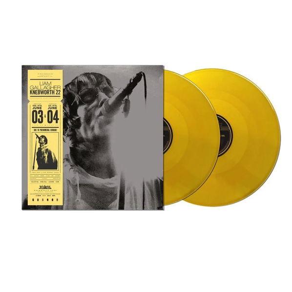 Gallagher Liam: Live At Knebworth '22 (Coloured Yellow Vinyl)-5054197549618