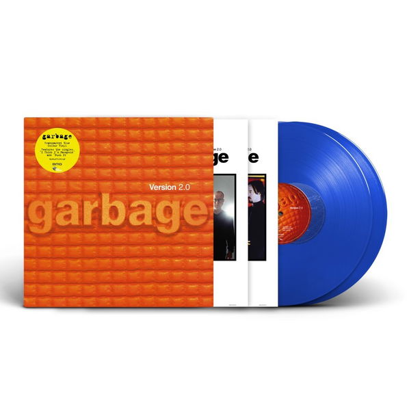 Garbage: Version 2.0 (Coloured Transparent Blue Vinyl)-4050538935448