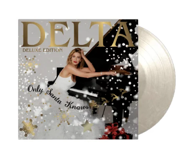 Goodrem Delta: Only Santa Knows (Deluxe Coloured White Marbled Vinyl Edition)-8719262027107