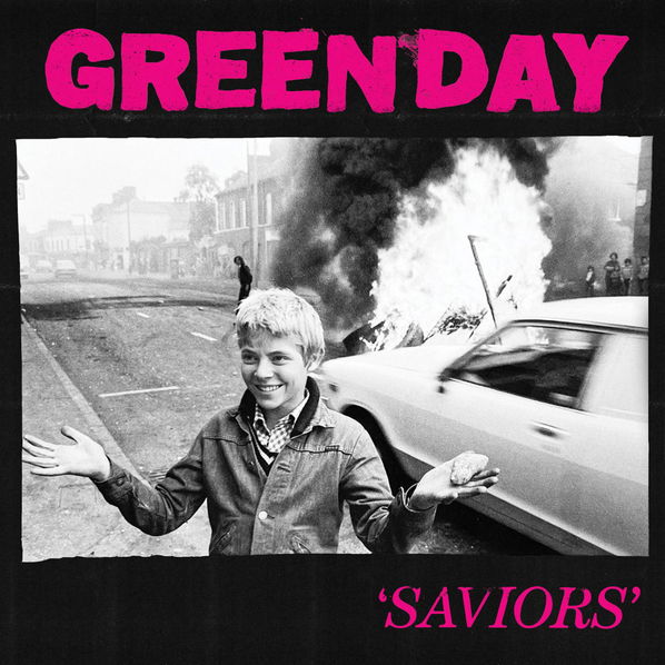 Green Day: Saviors (Coloured Black & Pink Vinyl)-93624866183