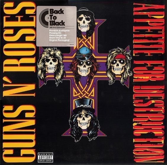 Guns N'Roses: Appetite For Destruction-720642414811