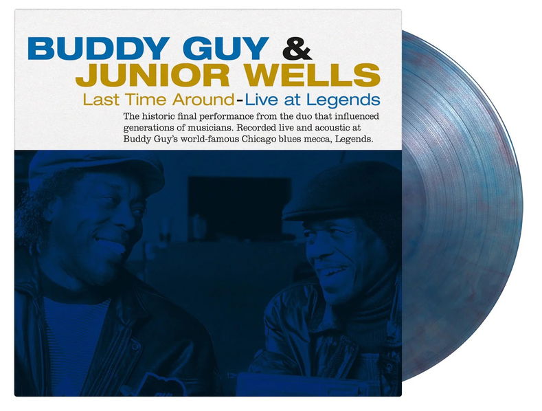 Guy Buddy & Junior Wells: Last Time Around -Live- (Coloured Blue & Red Marbled Vinyl)-8719262032699