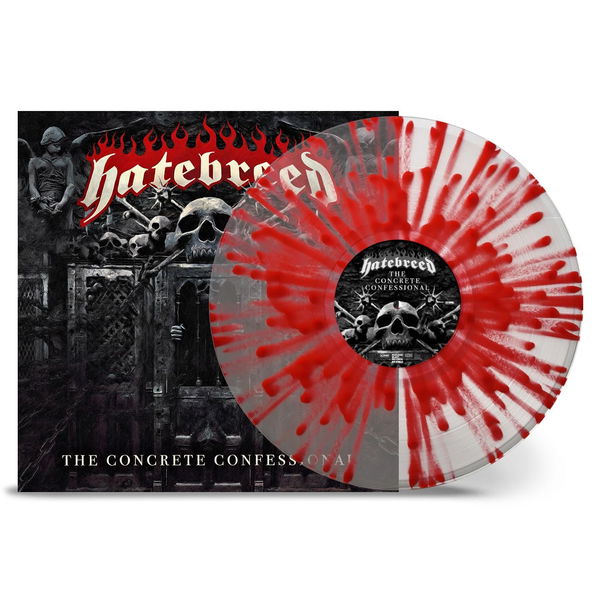 Hatebreed: Concrete Confessional (Coloured Clear & Red Splatter Vinyl)-727361376437