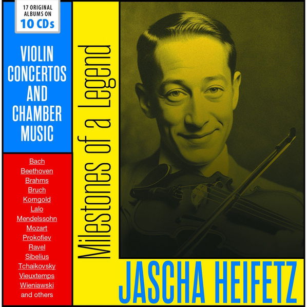 Heifetz Jascha: Original Albums (Bach, Mozart, Sibelius, Korgold atd..)-8595728270160