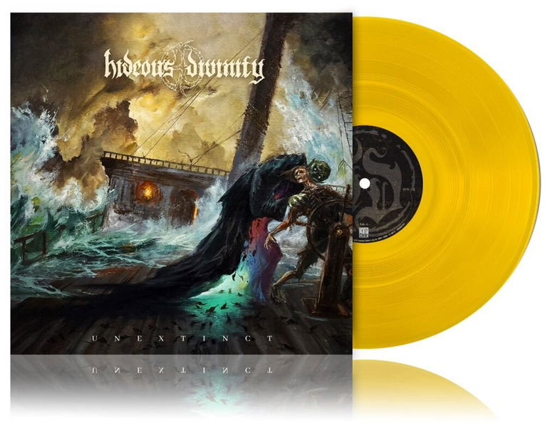 Hideous Divinity: Unextinct  (Limited Coloured Transparent Sun Yellow Vinyl)-196588673917