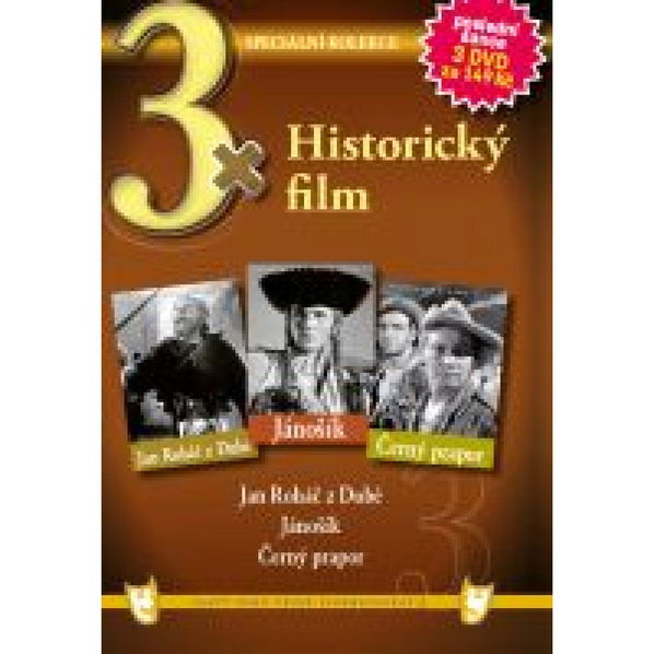 Historický film (Jan Roháč z Dubé, Jánošík, Černý prapor)-8595052209041