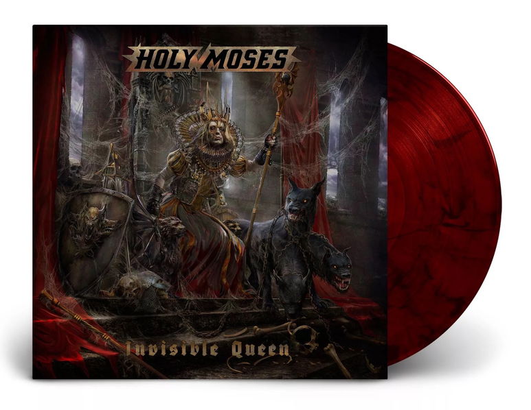 Holy Moses: Invisible Queen (Coloured Red & Black Marbled Vinyl)-4251981703114