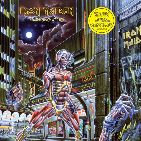 Iron Maiden: Somewhere In Time (Limited Coloured Yellow Vinyl)-5021732404930