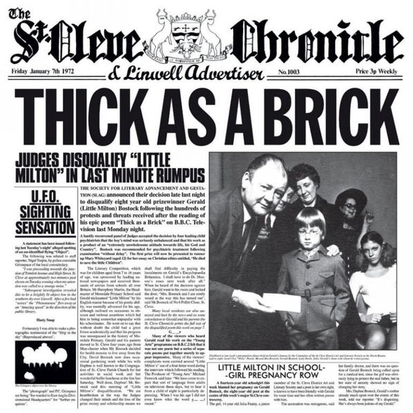 Jethro Tull: Thick As A Brick (Reedice 2015)-825646146468