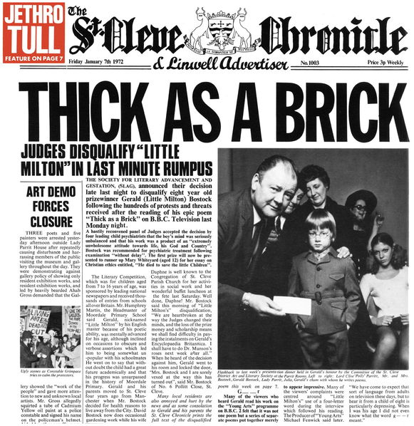 Jethro Tull: Thick As A Brick (50th Anniversary Edition)-190296323317