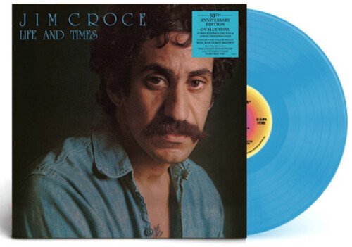 Croce Jim: Life and Times (50th Anniversary Coloured Blue Vinyl)-4050538878745