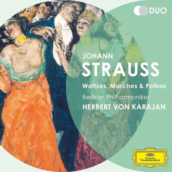 Johann Strauss: Waltzes, Marches & Polkas: Berliner Philharmoniker / Herbert Von Karajan-28947900023