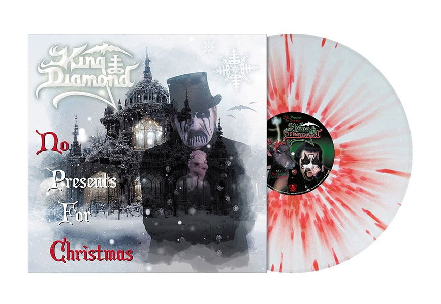 King Diamond: No Presents For Christmas (Coloured White & Red Splatter Vinyl)-39842522715