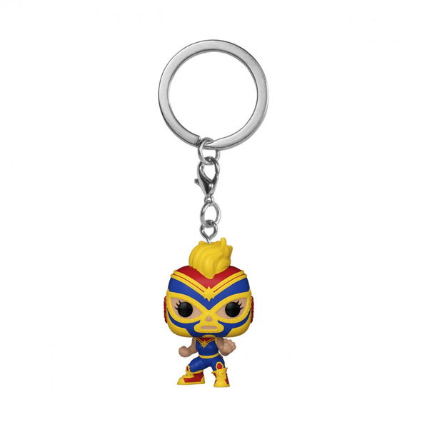 Klíčenka Funko POP! Keychain: Marvel Luchadores - Captain Marvel-8896985389474