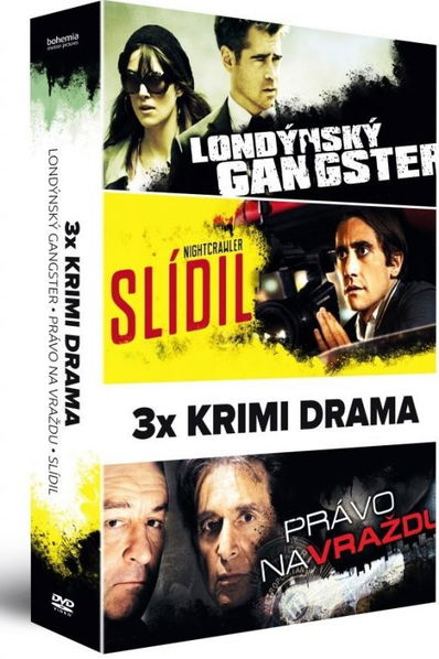 Krimi drama (Londýnský gangster, Právo na vraždu, Slídil)-8596086000963