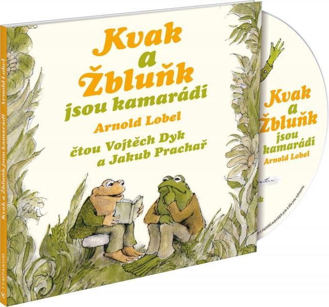 Kvak a Žbluňk jsou kamarádi (Arnold Lobel - Vojtěch Dyk, Jakub Prachař)-8594072271175