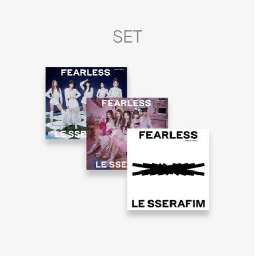 Le Sserafim: Fearless (Japan Version, 3SET)-