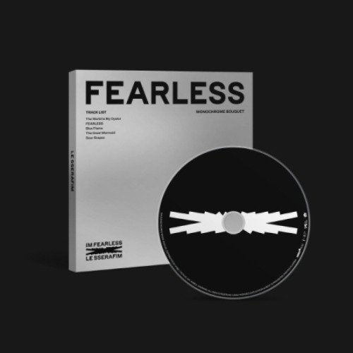 Le Sserafim: Fearless (Monochrome Bouquet Version)-8809848755200