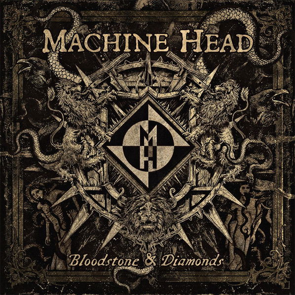 Machine Head: Bloodstone & Diamonds (10th Anniversary, Coloured Black & Red Splatter Vinyl)-4065629732172