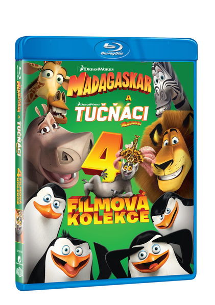 Madagaskar 1-3 + Tučňáci z Madagaskaru kolekce-8595165392814