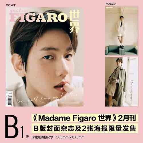 Madame Figaro China: Baekhyun Cover Februar 2024: Type E-