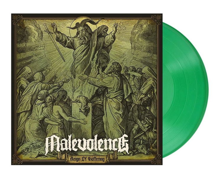 Malevolence: Reign of Suffering (Limited Anniversary Coloured Transparent Green Vinyl Edition, Re-Issue 2023)-196588255519