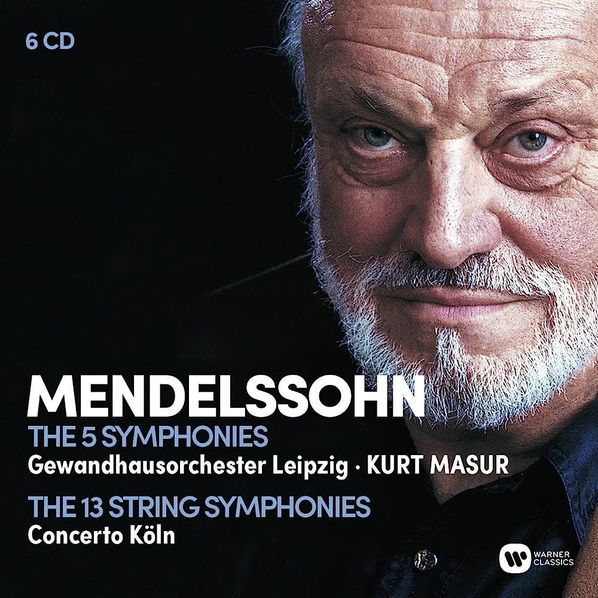 Masur, Gewandhaus-Orchester Leipzig: Mendelssohn: Complete Symphonies, Complete String Symphonies-190295974909