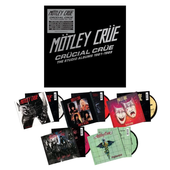 Mötley Crüe: Crücial Crüe - The Studio Albums 1981-1989 (Limited Edition)-4050538816310