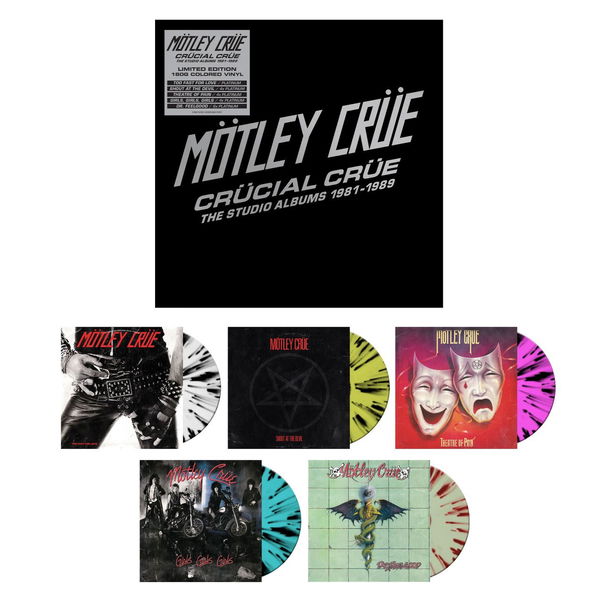 Mötley Crüe: Crücial Crüe - The Studio Albums 1981-1989 (Limited Edition)-4050538816327