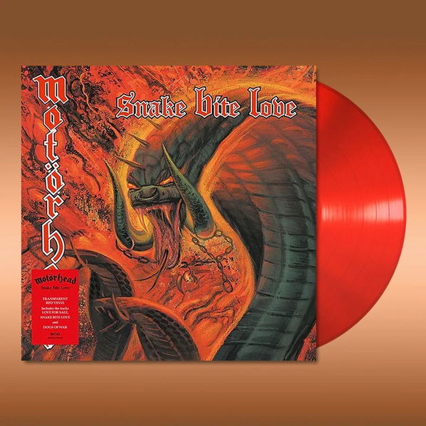 Motörhead: Snake Bite Love (Coloured Transparent Red Vinyl)-4050538826043