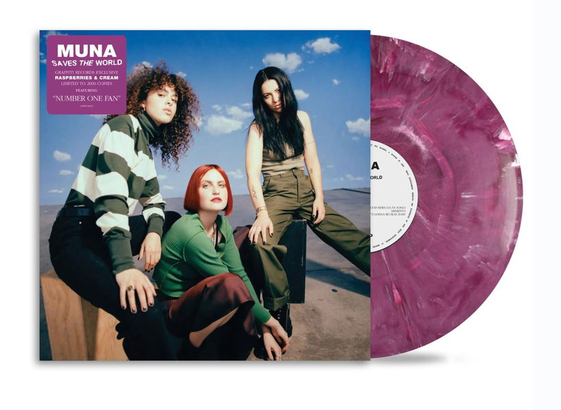 Muna: Saves the World (Coloured Purple Cream Vinyl)-196588751714