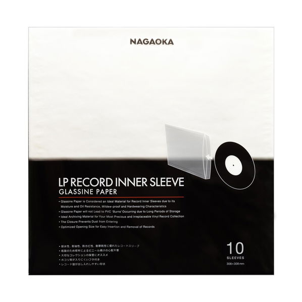 Nagaoka GLASSINE Paper LP Record Inner Sleeve-4967736082587