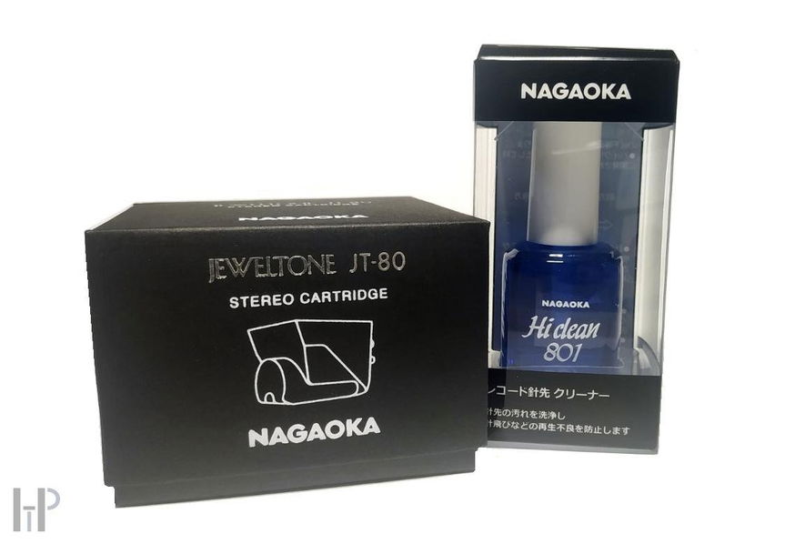 Nagaoka JT-80BK + Nagaoka AM-801 stylus cleaner-4967736081542