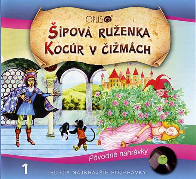 Najkrajšie rozprávky 1: Šípová Ruženka / Kocúr v čižmách-8584019270927