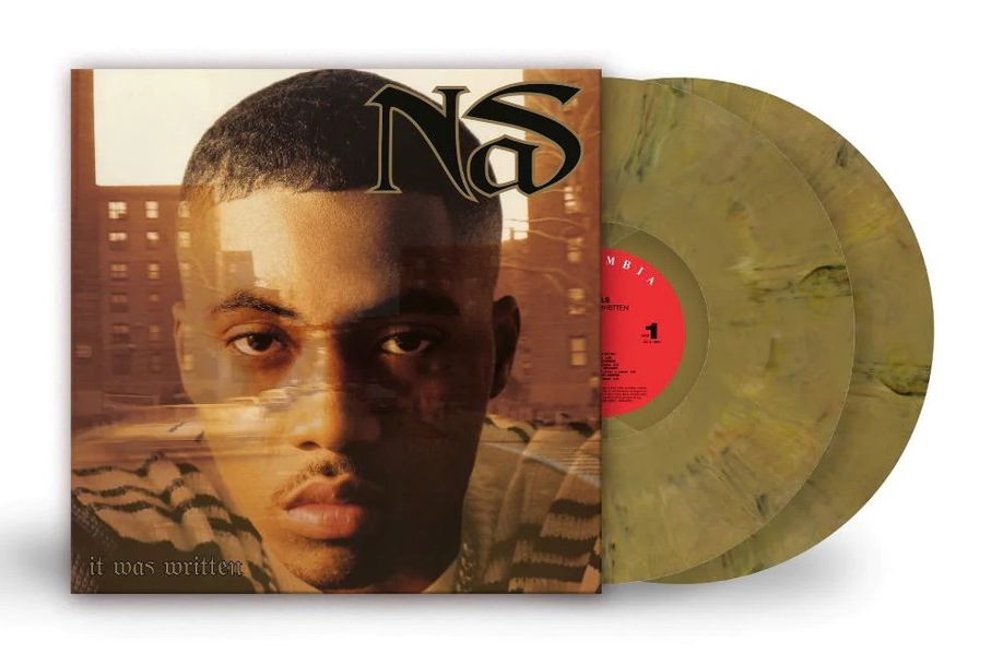 Nas: It Was Written (Coloured Gold and Black Marbled Vinyl, Re-Issue)-196588288517