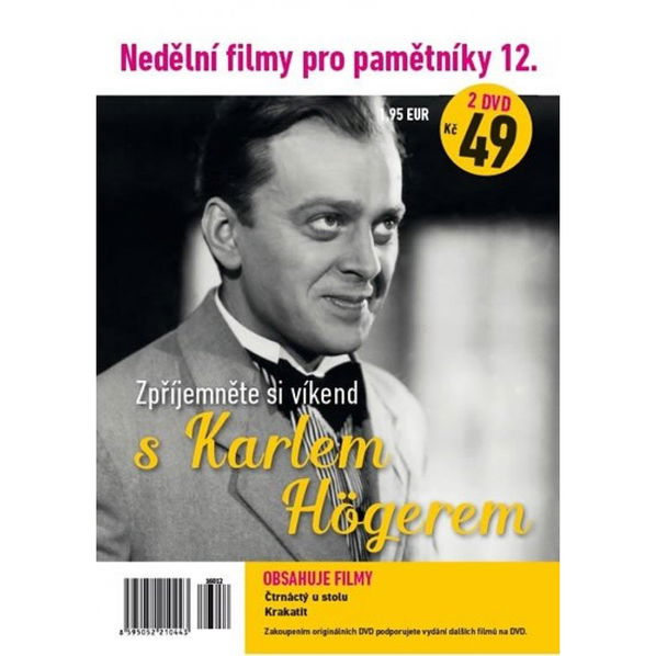 Nedělní filmy pro pamětníky 12: Karel Höger (Čtrnáctý u stolu, Krakatit)-8595052211402