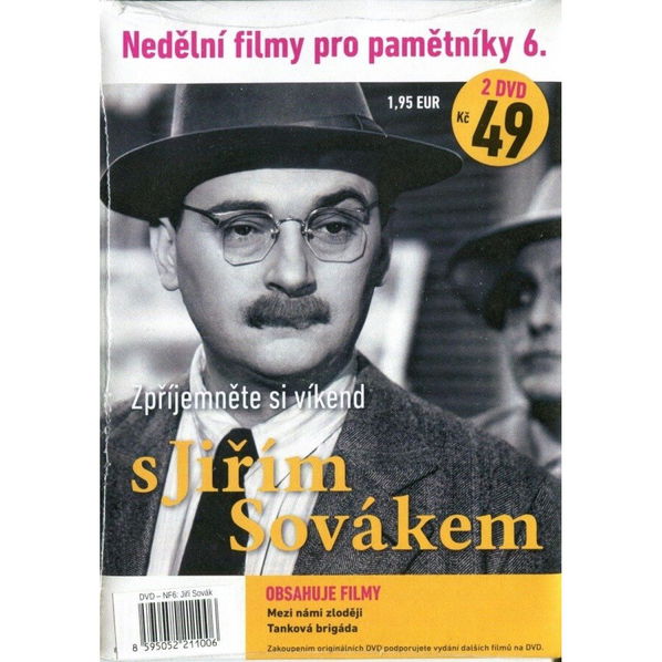 Nedělní filmy pro pamětníky 6: Jiří Sovák (Mezi námi zloději, Tanková brigáda)-8595052211006