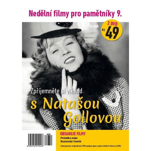 Nedělní filmy pro pamětníky 9: Nataša Gollová (Pohádka máje,  Roztomilý člověk)-8595052211280