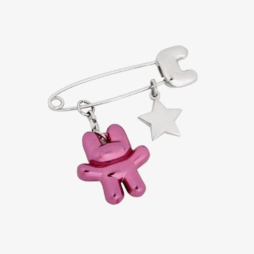 Newjeans: Bunnies Club: Safety Pin (Pink Version)-8809929937754