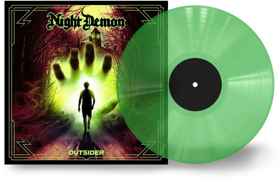 Night Demon: Outsider (Limited Coloured Transparent Green Vinyl Edition)-196587693916