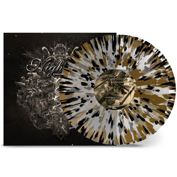 Nightwish: Endless Forms Most Beautiful (Limited Coloured Clear, White & Gold Black Splatter Vinyl)-727361350284